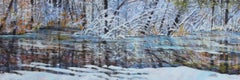 Original acrylic painting by Bev Rodin  RUGGED WINTER SHORE
