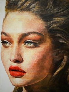 Original oil painting by Robert Lemay GIGI