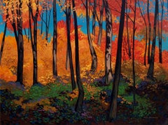 Original oil painting by Paul Gauthier titled  ALGONQUIN WOODLAND