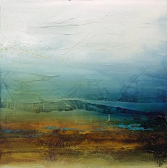 Original mixed media painting by Laura Harris  CLOSE YOUR EYES & REMEMBER