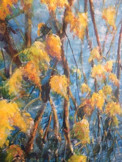 Original acrylic painting by Bev Rodin  BIRCH