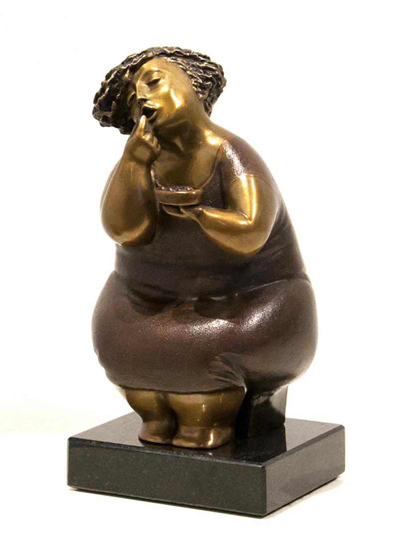 Limited edition bronze sculpture by Rose-Aimee Belanger  BONBONS  6/24 – Sculpture von Rose-Aimée Bélanger
