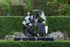 Crater 200, Mirror Polished Stainless Steel, Outdoor sculpture