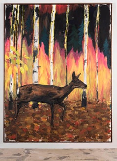 The Hymn, Oil and wax on canvas