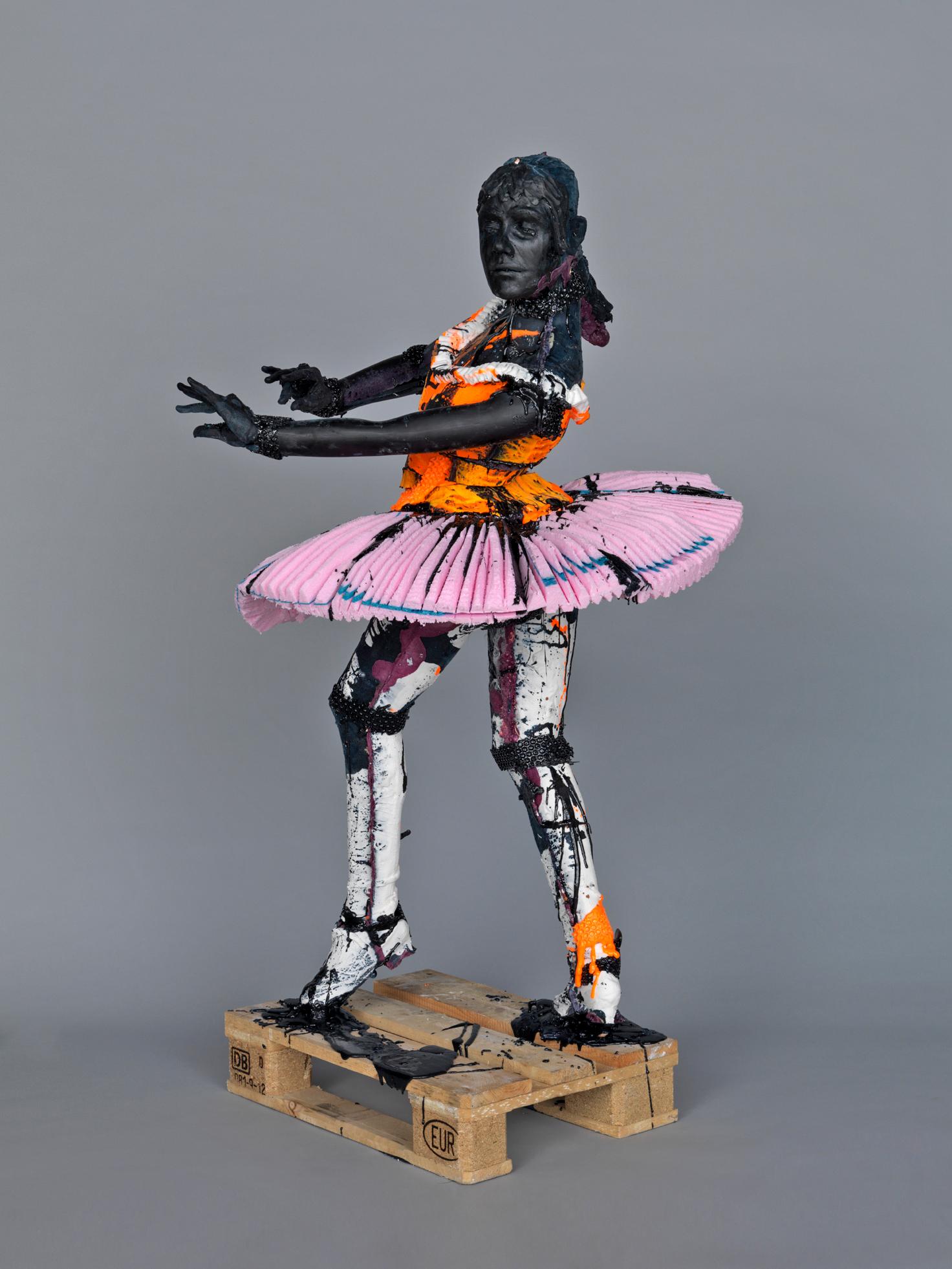Folkert de Jong Figurative Sculpture - The Practice - Take 10, Dutch Contemporary Art