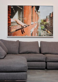 Untitled, women, bricks, legs, balcony, street, city, urban, cool, New York
