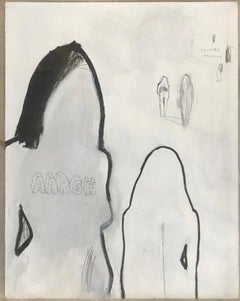 Aargh, Text, Drawing, Acrylic, Paint, Female, Form, Pencil, Black