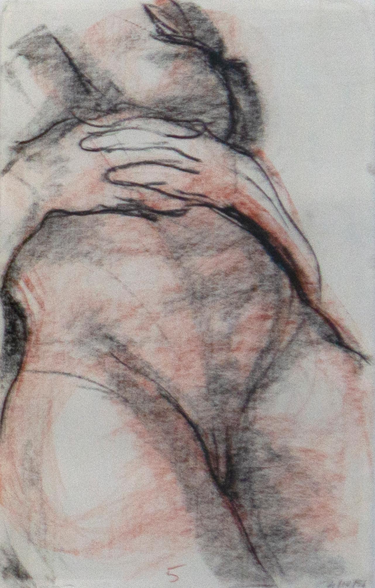 woman body pencil drawing