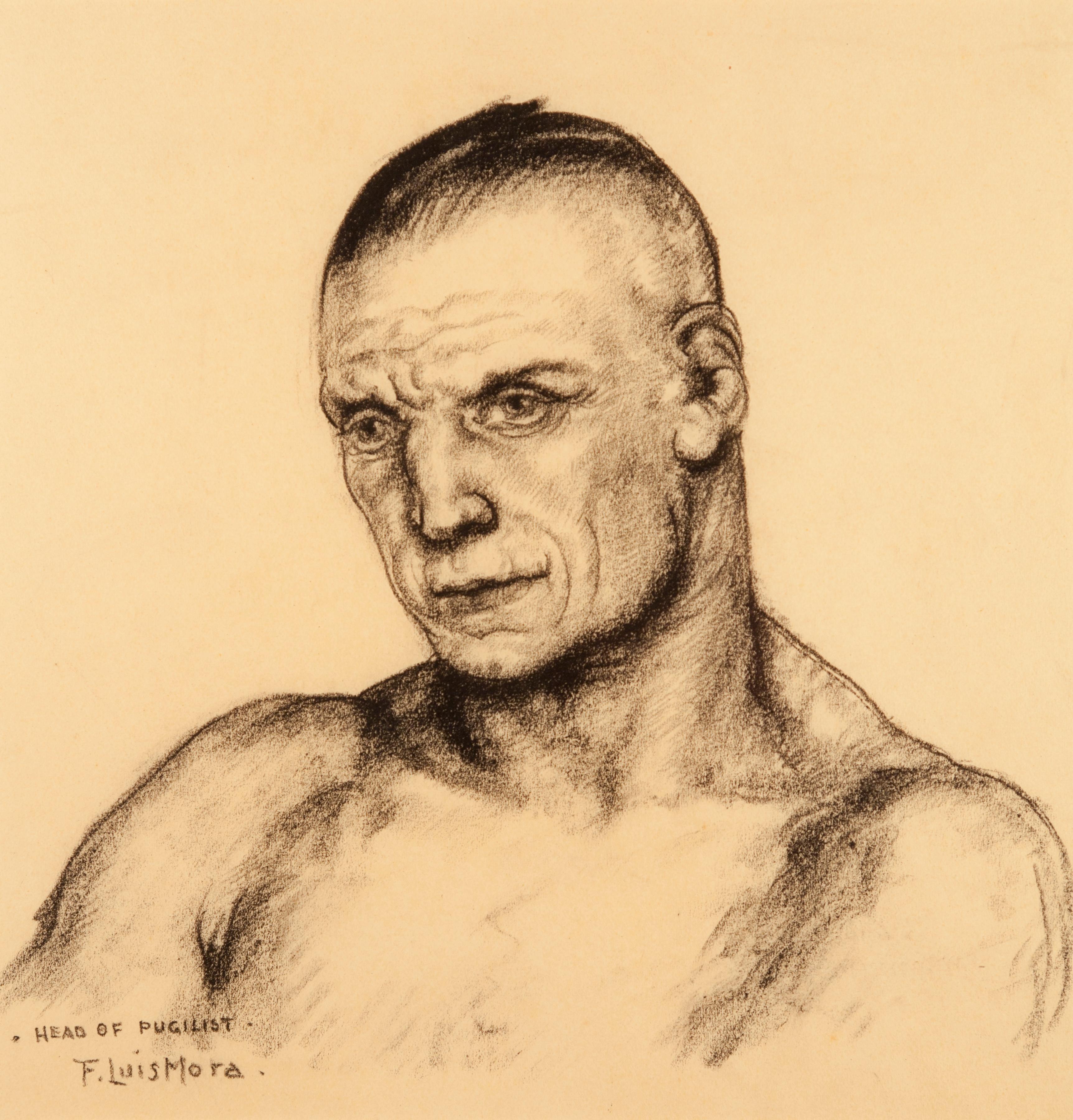 Francis Luis Mora Portrait - Head of a Pugilist