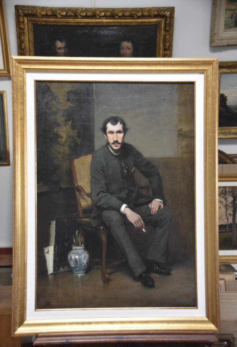 Gustave Chanet - Gustave Chanet (1862-1938) Selfportrait of the artist ...