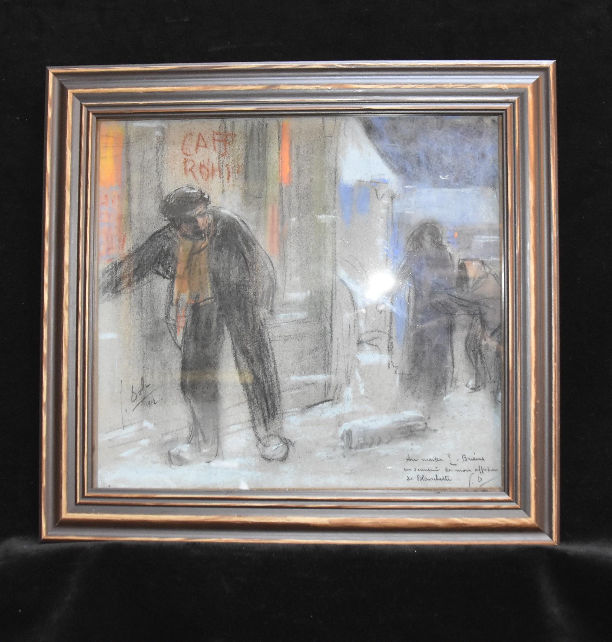 Georges Dola (1872-1950) Souvenir de Blanchette, 1912, signed Pastel 6