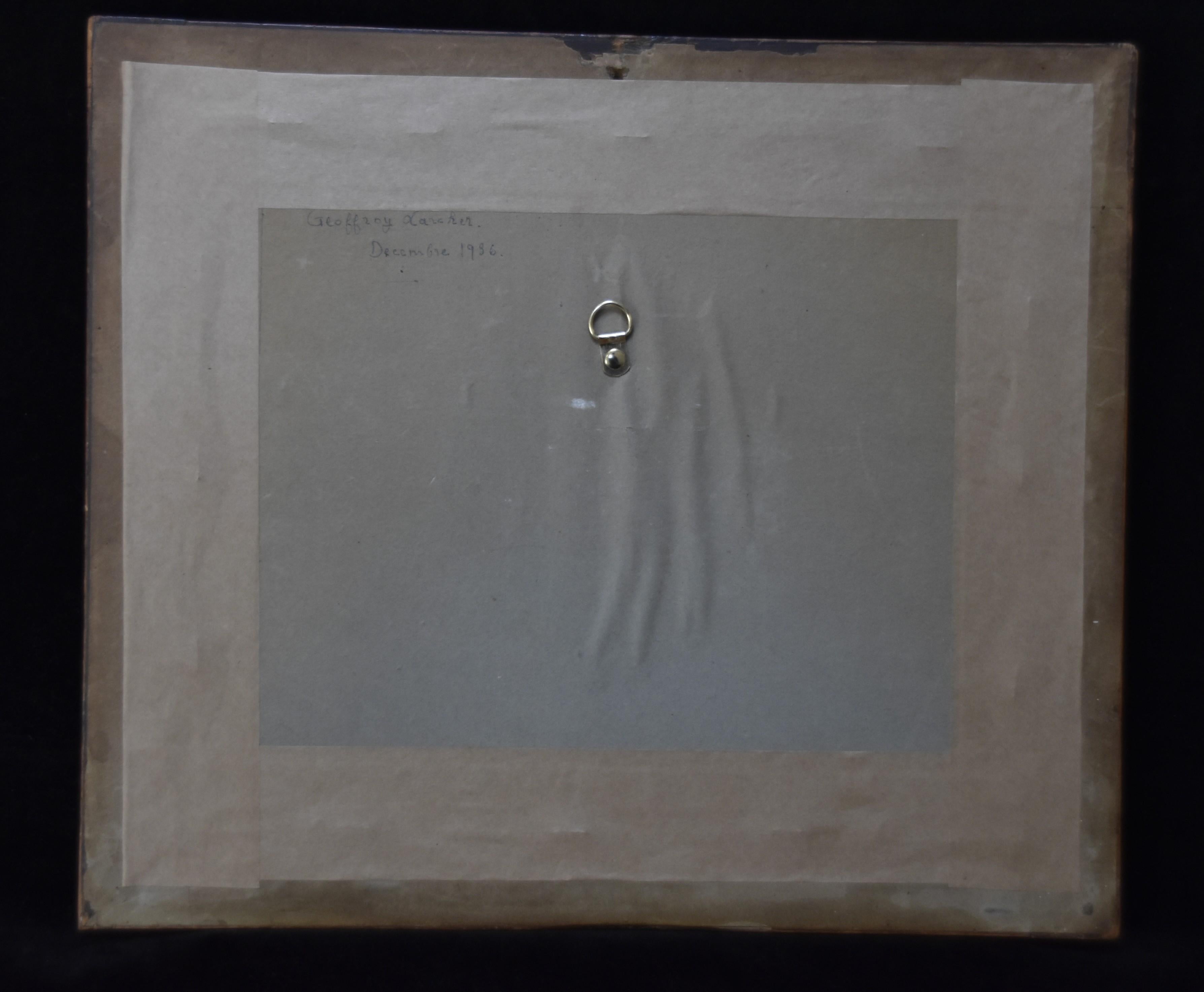 Pierre Olivier DUBAUT (1886-1968) Kopfstudie eines Reiters, signiertes Aquarell im Angebot 1