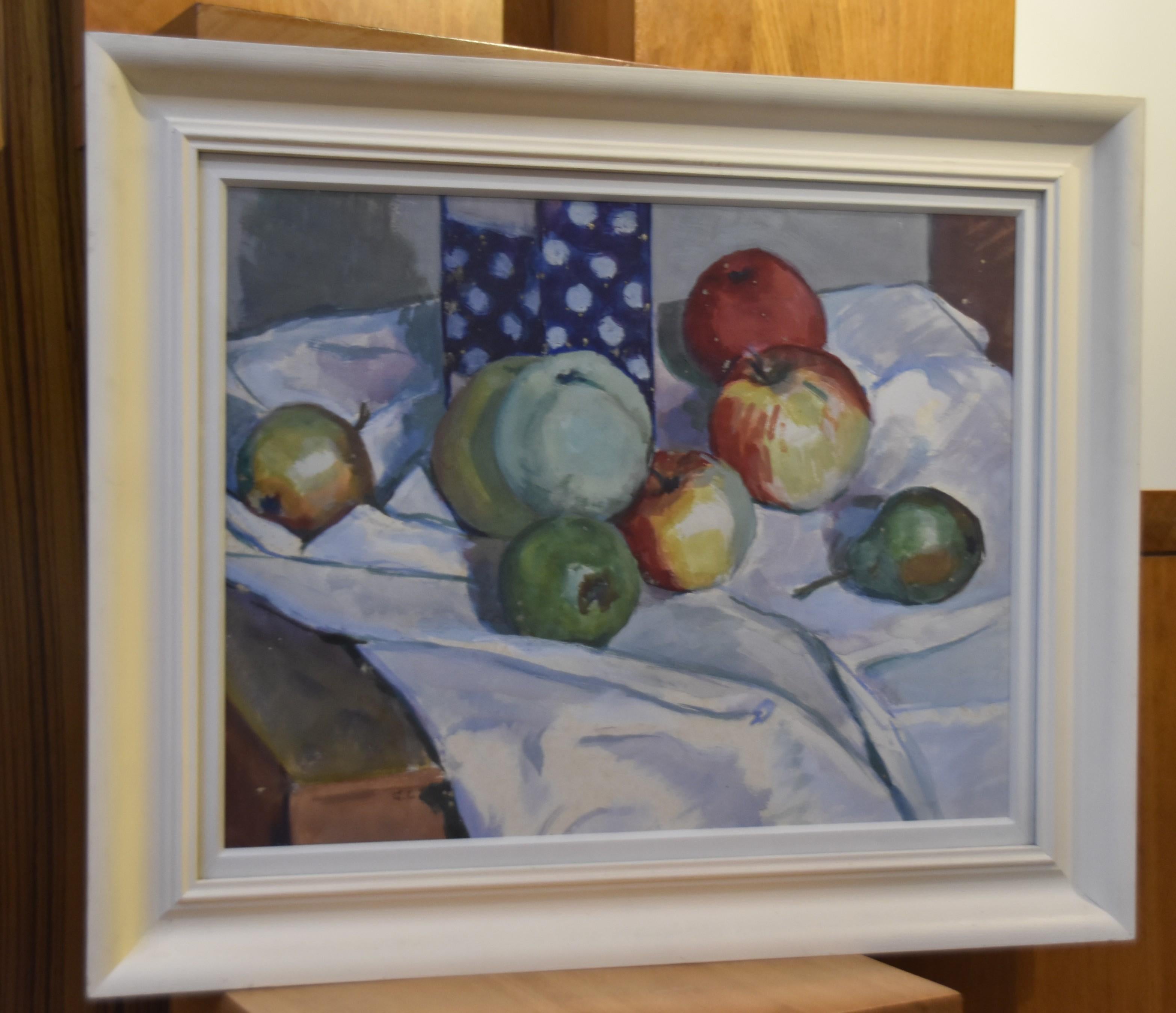 Georges Louis Claude (1879-1963) Still life with apples, 1939 gouache signed 7