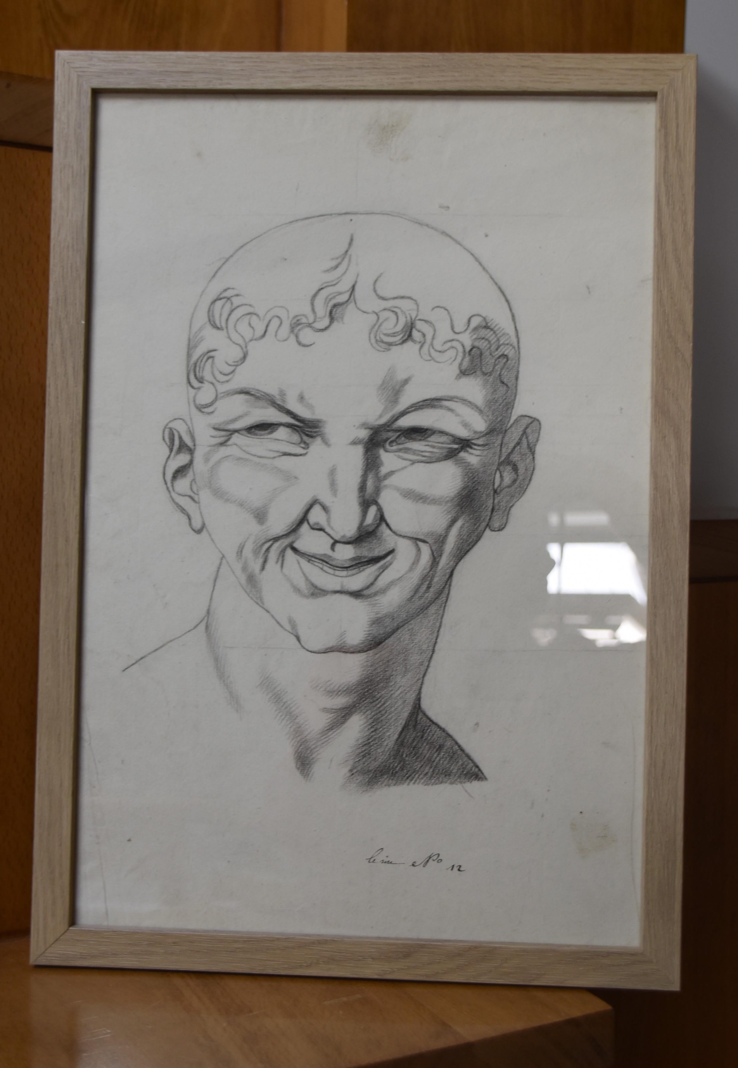 French School 18th Century, Le Rire, Laughter as a form of expression, drawing For Sale 1