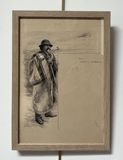 Felician Myrbach (1853-1940) Poèmes magyars original drawing