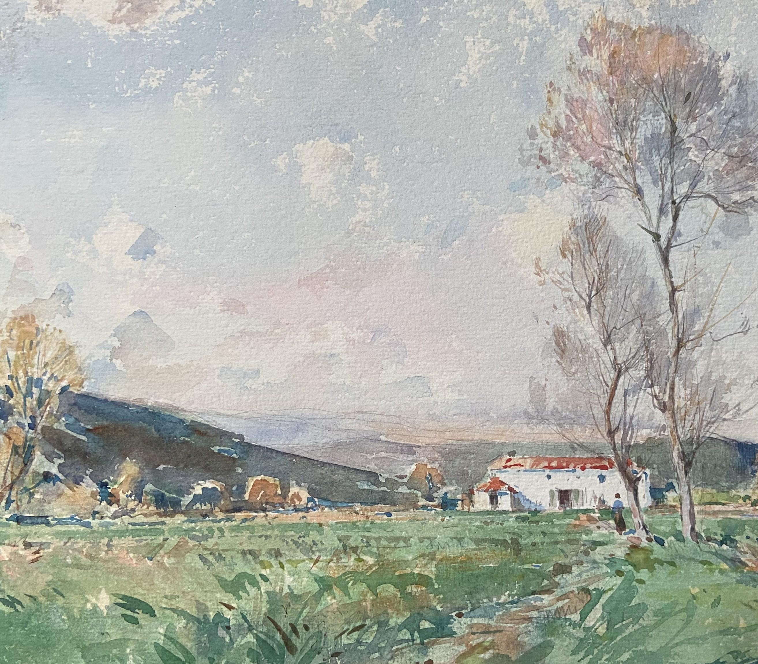 Paul Emile Lecomte (1877-1950)  Entre Cannes et Grasse, aquarelle signée   en vente 10