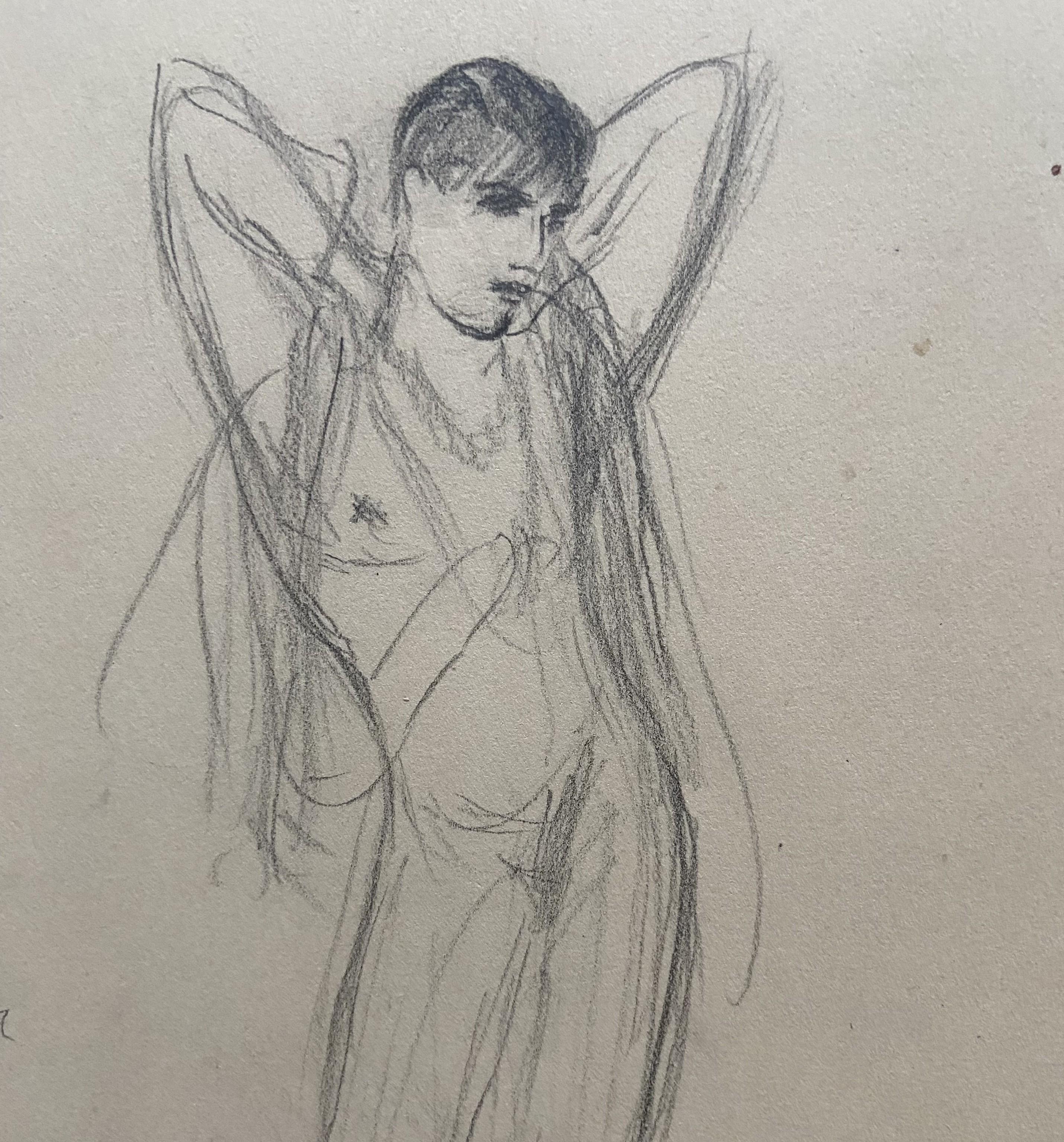 Marcel Vertès (1895-1961) A Music hall artist, signed drawing 3