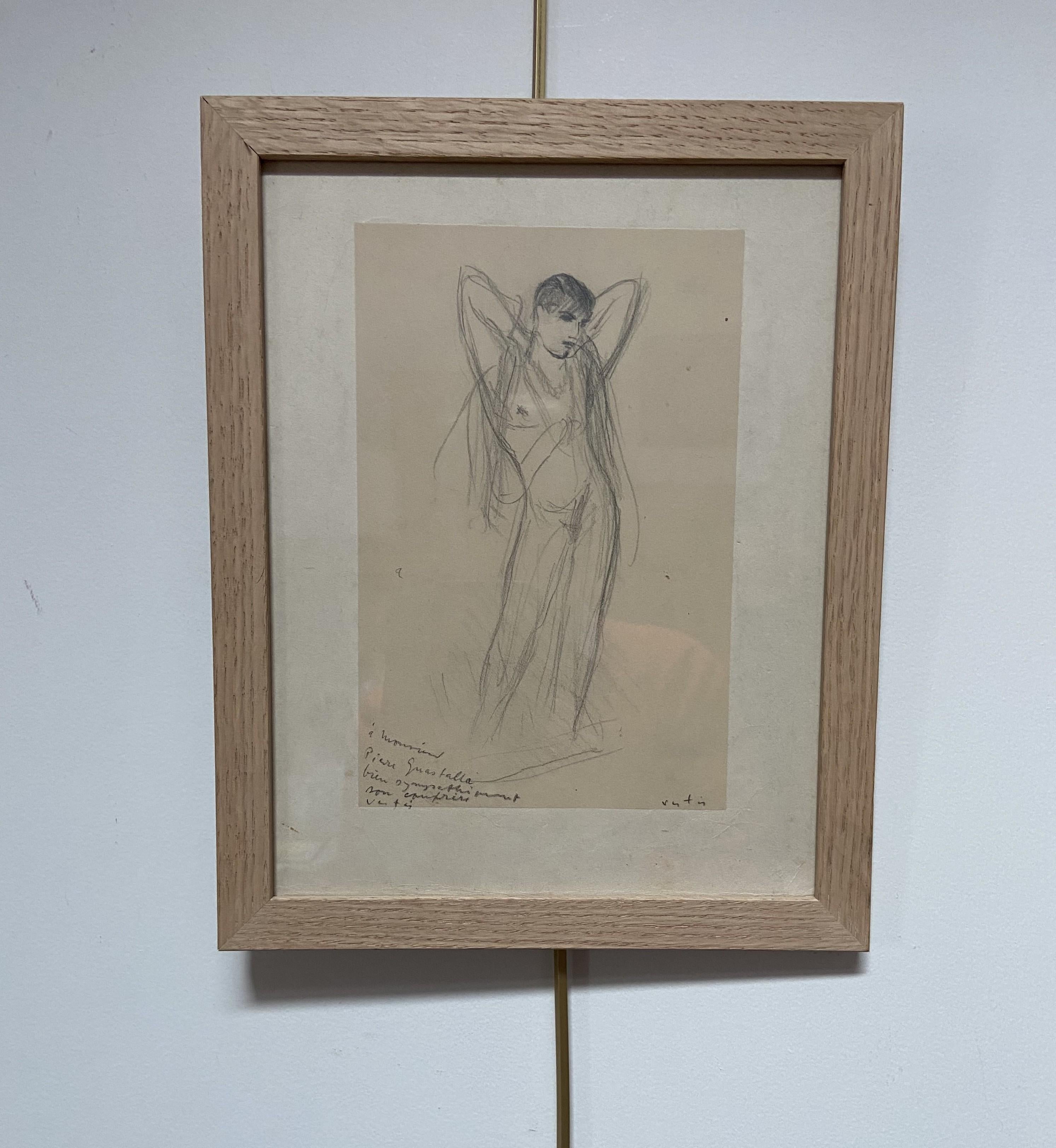 Marcel Vertès (1895-1961) A Music hall artist, signed drawing 7