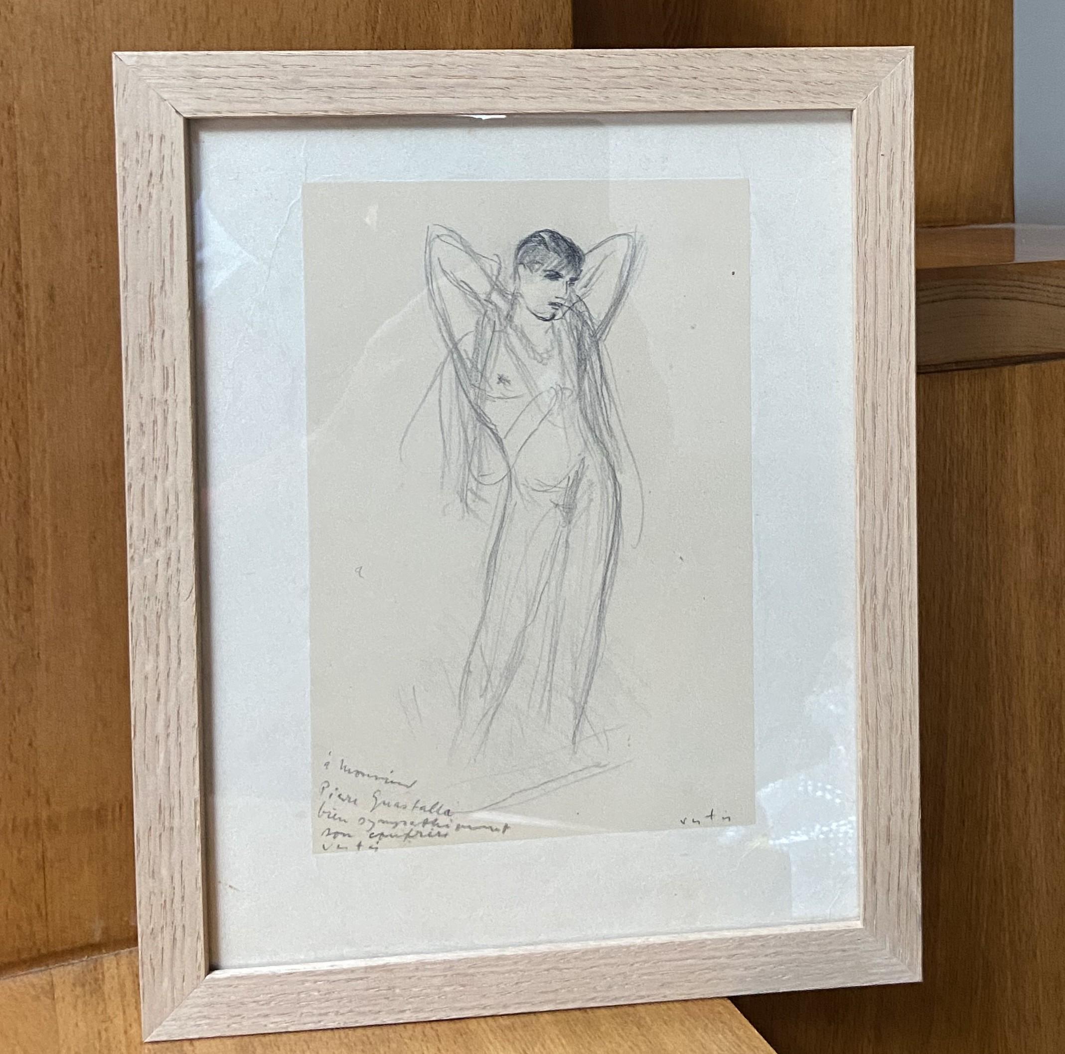 Marcel Vertès (1895-1961) A Music hall artist, signed drawing 8