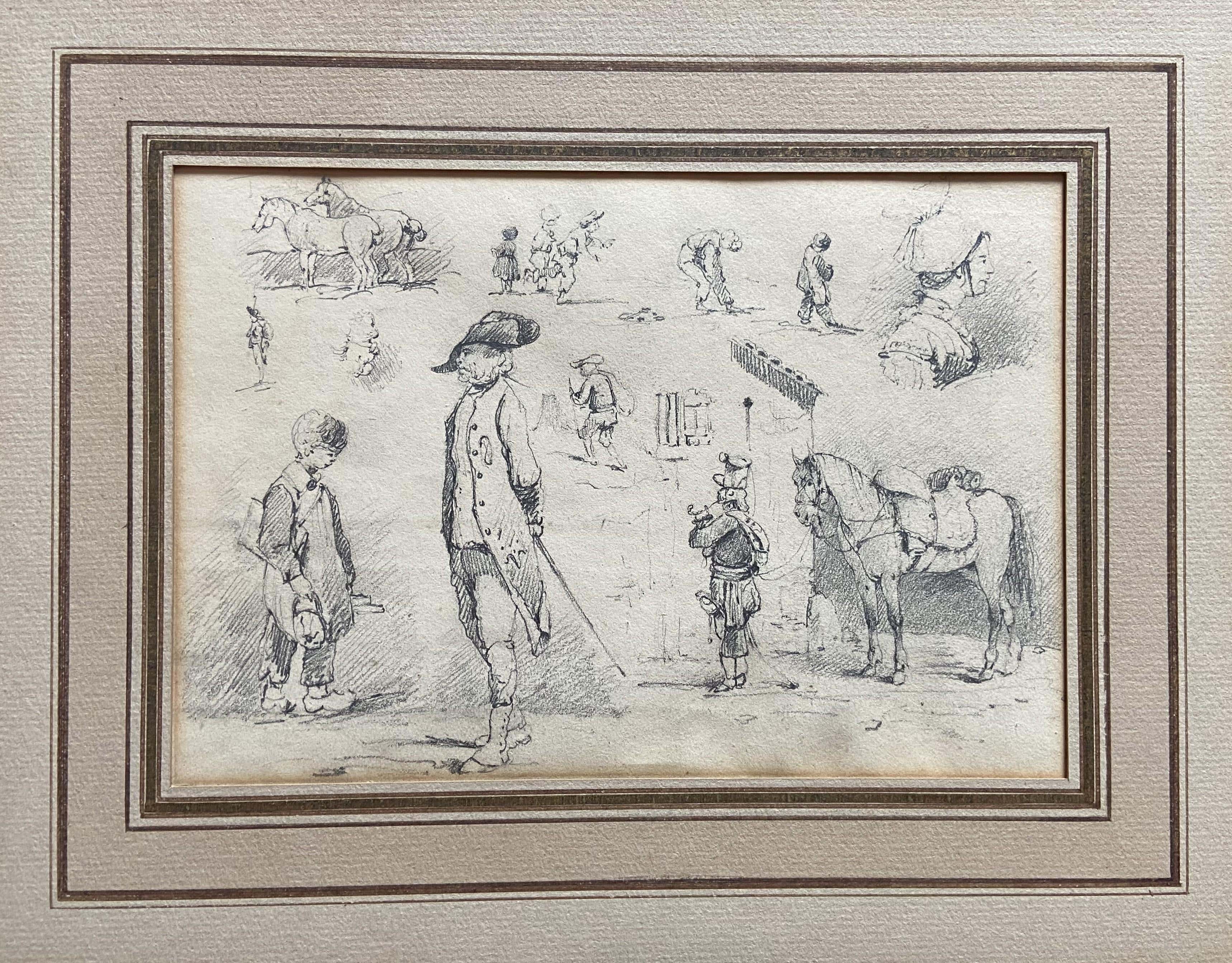Study For A Hunting Scene A Red Chalk Sketch Attributed To Karel Du Study For A Hunting Scene A Red Chalk Sketch Attributed To Karel Du