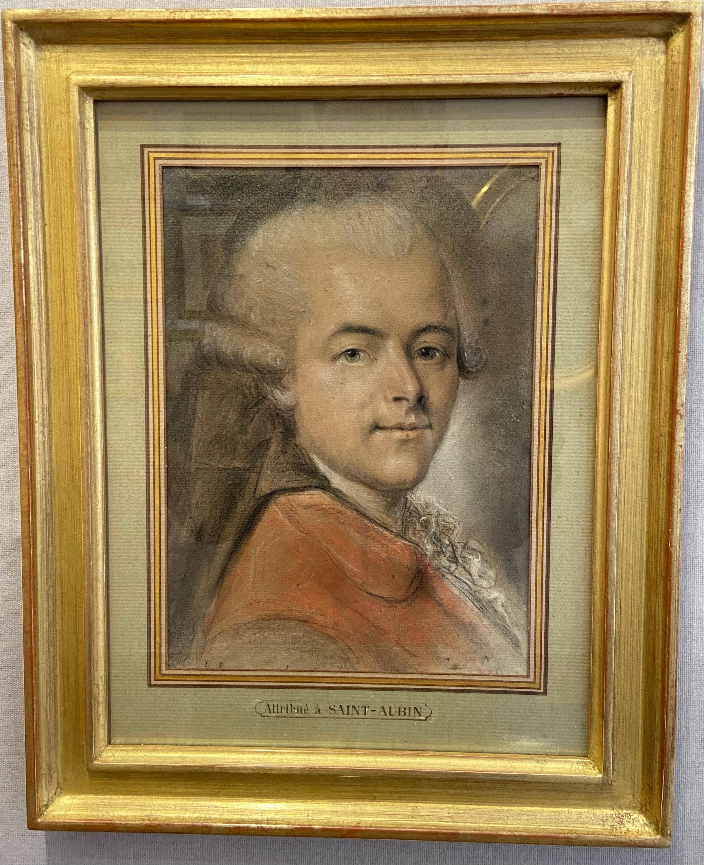 Escuela Francesa Siglo XVIII, Retrato de caballero, pastel - Art Antiguos maestros de Unknown