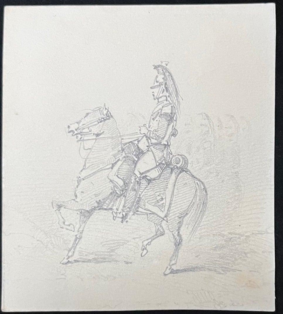 Edouard Detaille (1848 1912) Battles and soldiers, four drawings - Art by Jean Baptiste Édouard Detaille