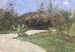 Siebe Johannes Ten Cate (1858-1908)  Un jardín en Zúrich, 1898, pastel firmado