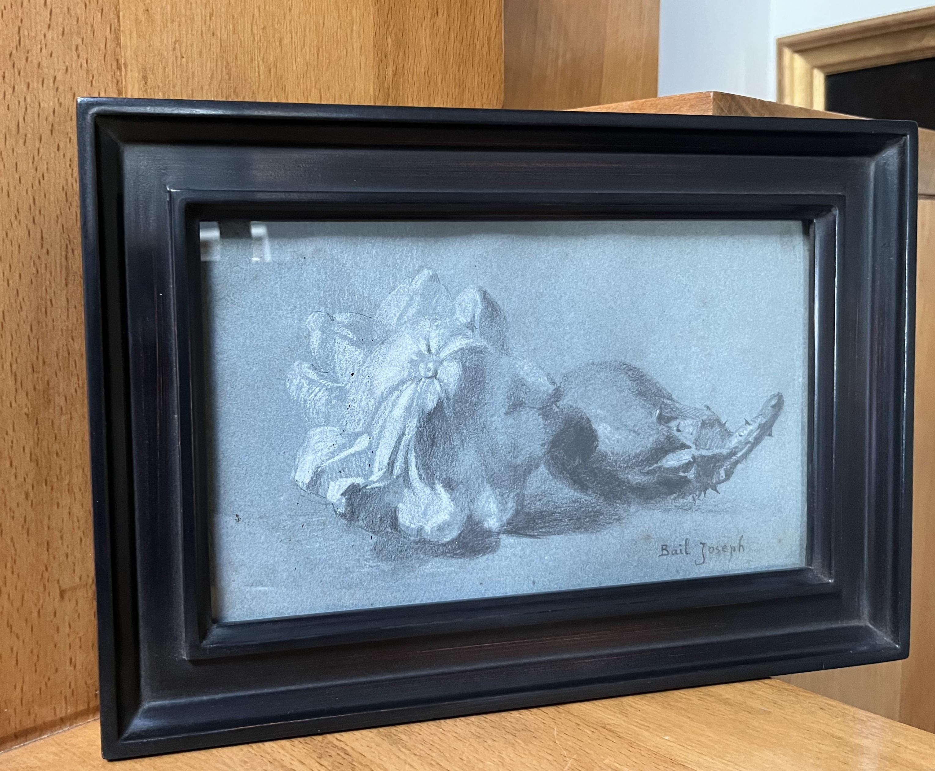 Joseph Bail (1862-1921) Nature morte aux légumes, dessin signé 6