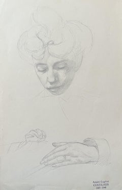 Portrait Drawings and Watercolors