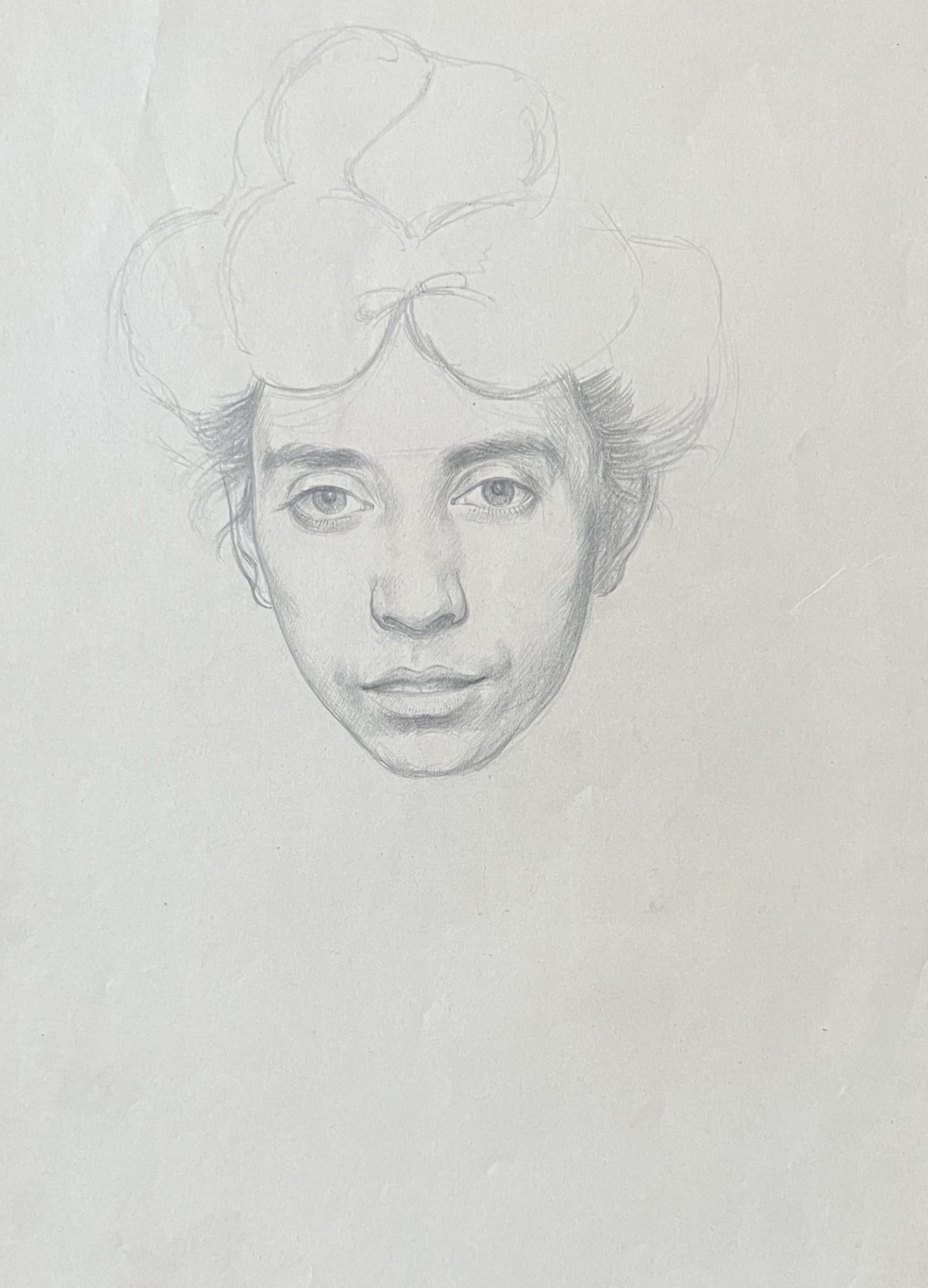 André Eugène Costilhes (1865-1940) Portrait d'une jeune femme, dessin en vente 7
