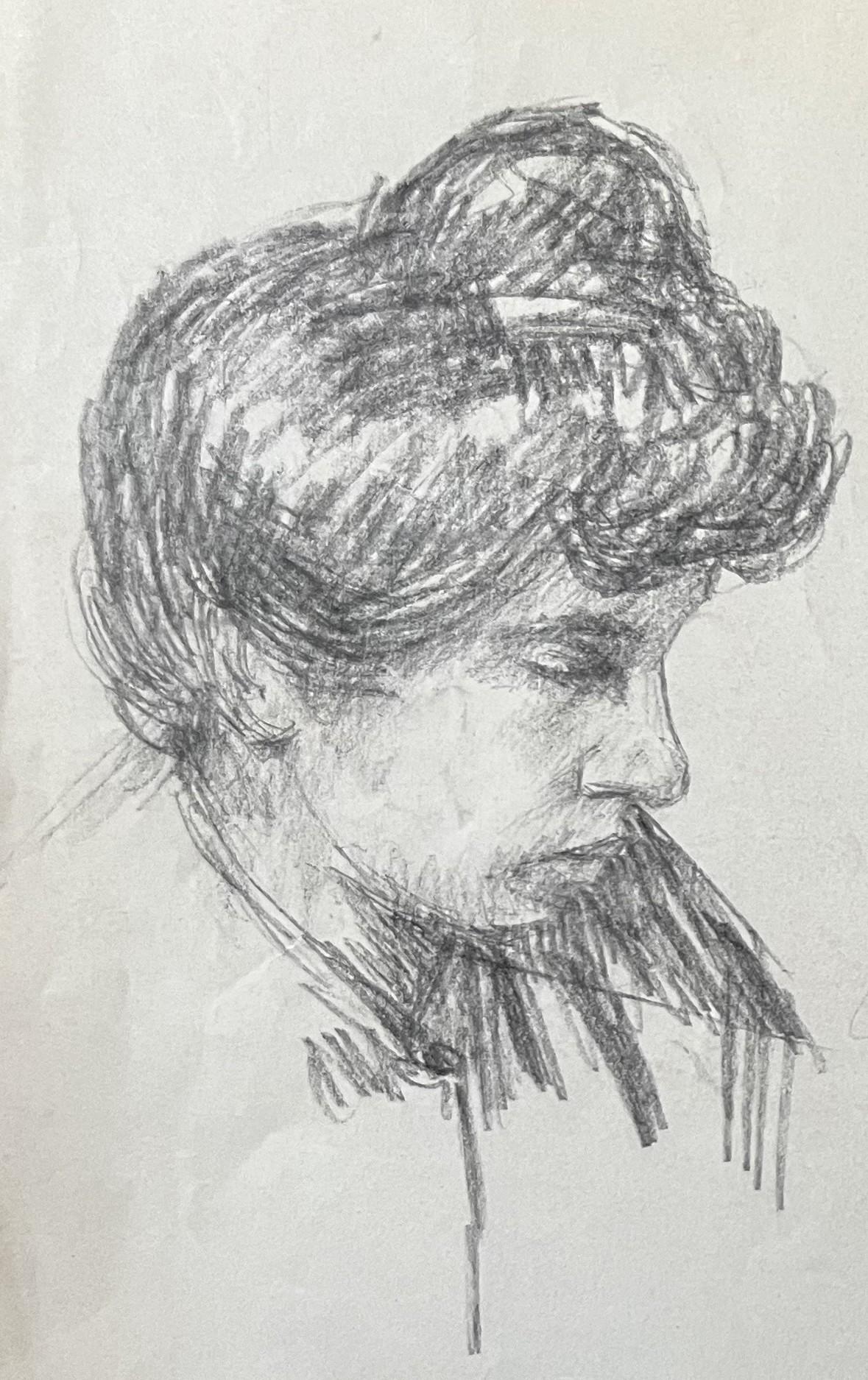 André Eugène Costilhes (1865-1940) Deux études de femmes, dessin en vente 4