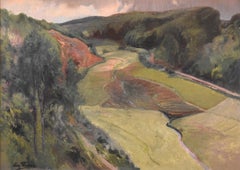 Lon Frdric (1856-1940) La Valle de Nafraiture:: Öl auf Tafel