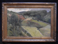 Léon Frédéric (1856-1940)  La Vallée de Nafraiture, Oil on panel