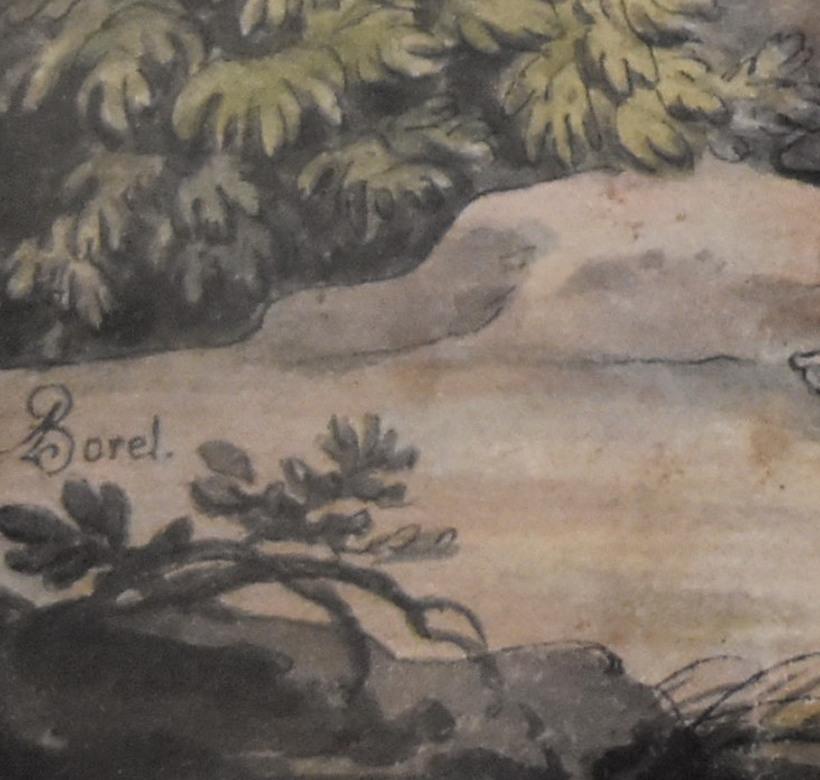 Antoine Borel (1743-1810), A sleeping Nymph and a Satyr, watercolor 2