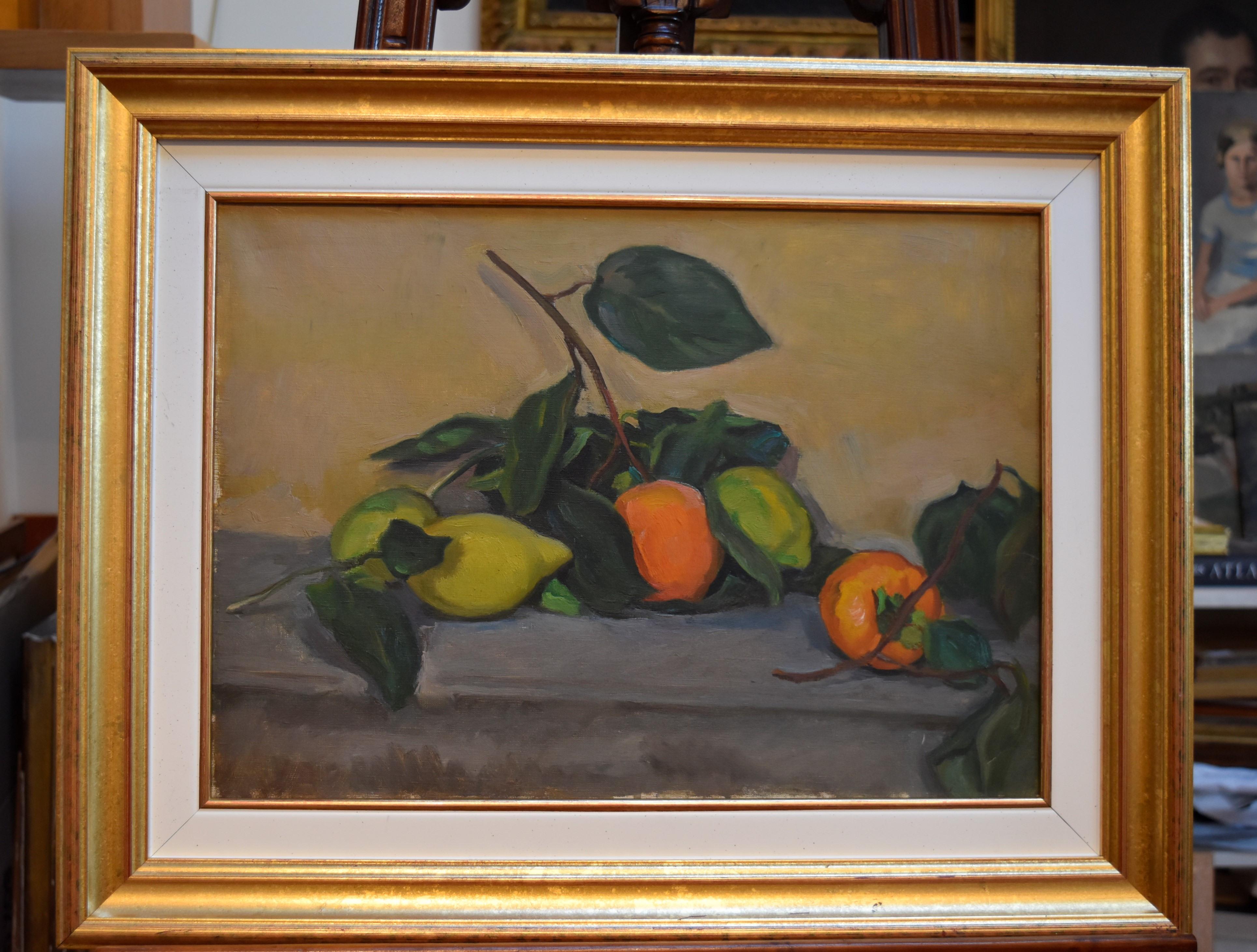 Jean de GAIGNERON (1890 - 1976) Still Life with Lemons and Oranges, oil  2