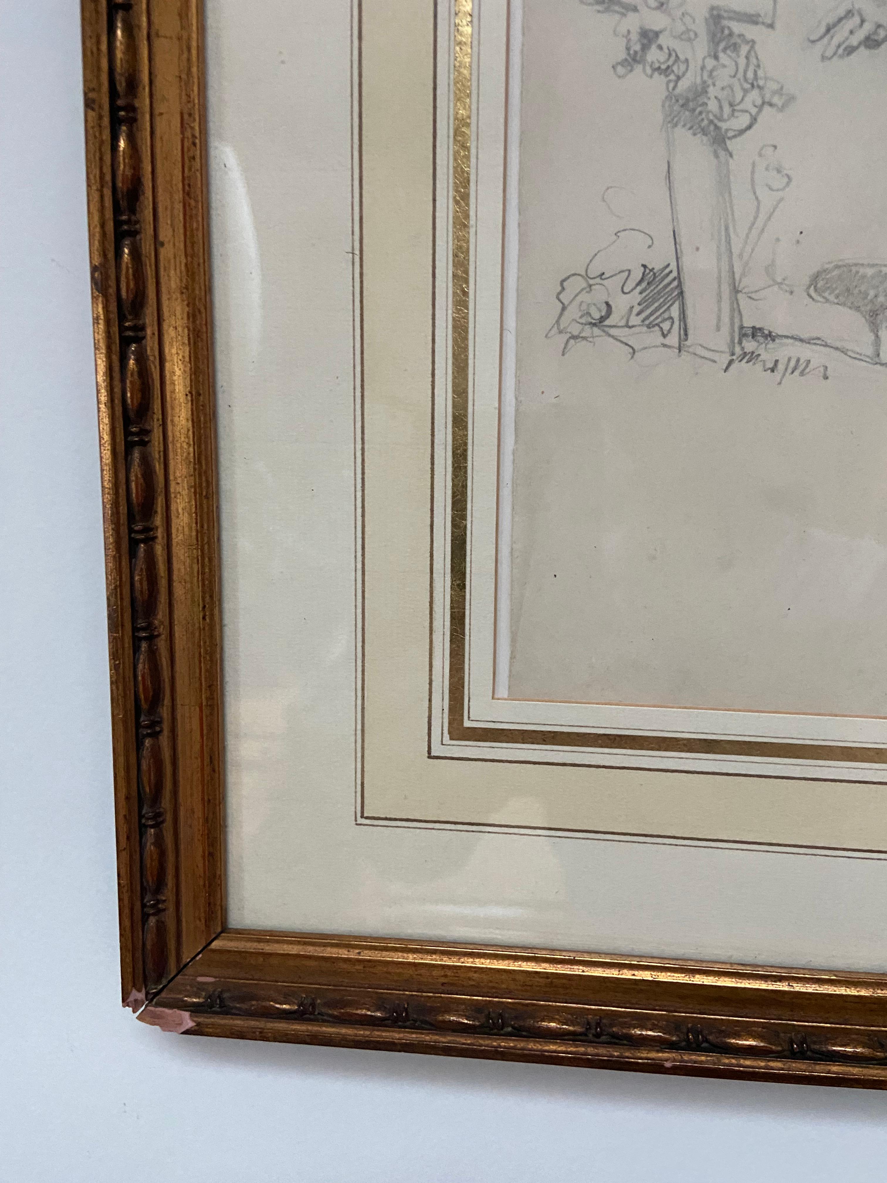 Louis Charles Auguste Couder (1789-1873)  Il vedovo e l'orfano, disegno in vendita 6