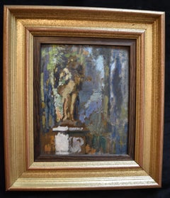 L.V. Guirand de Scevola (1871-1950), A sculpture in the Park of Versailles