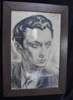 Nicolas Sternberg (1902-1960) Portrait of man, 1928, original drawing