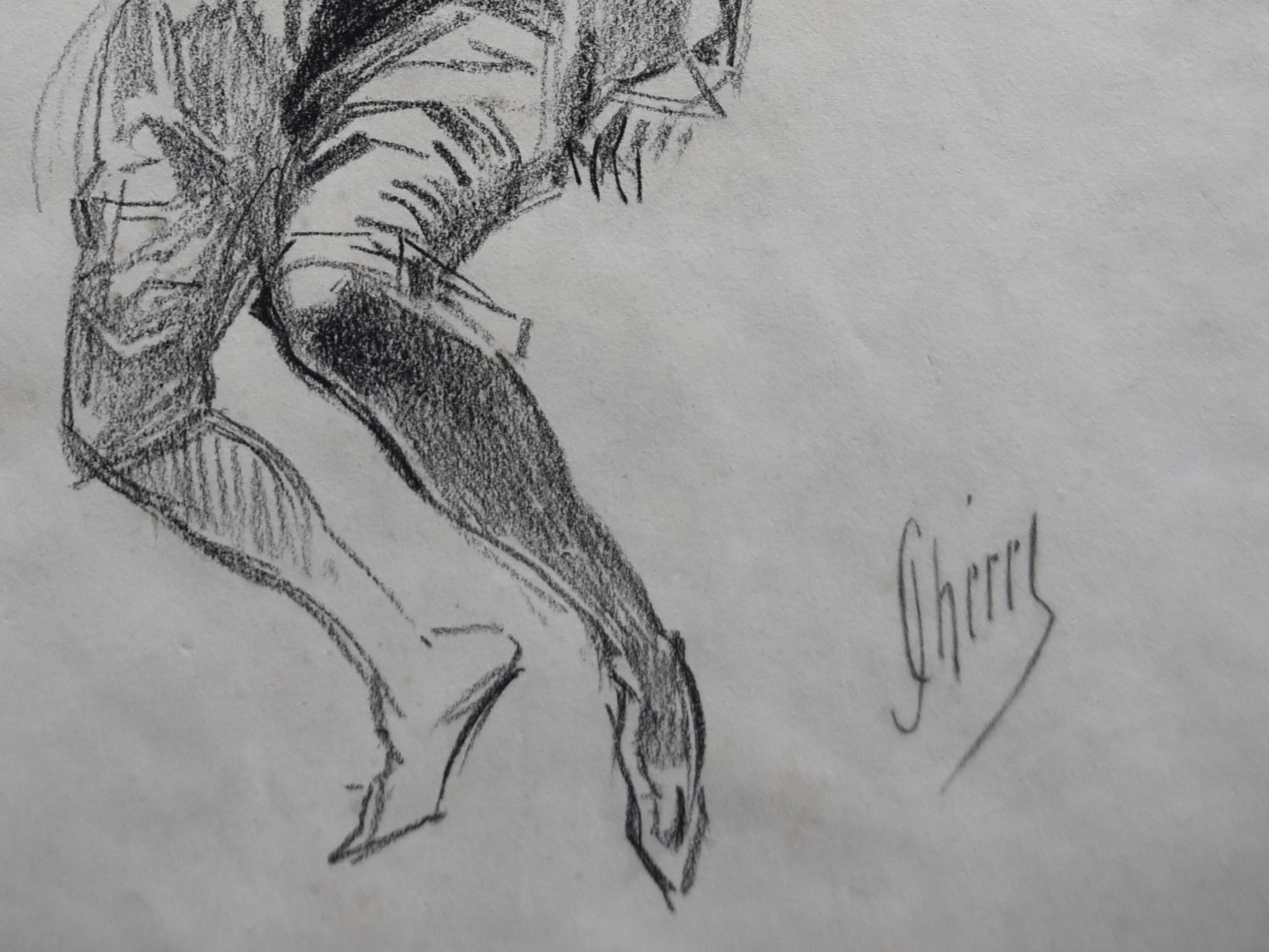 bullfighter drawing