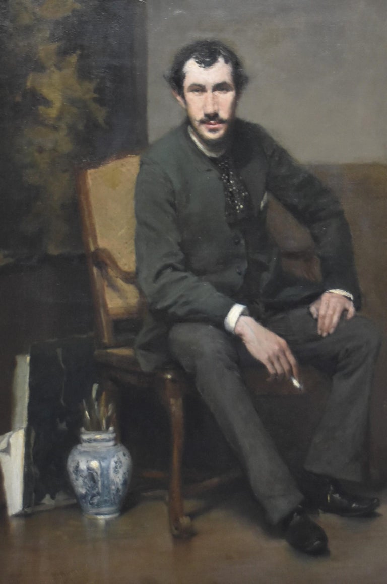 Gustave Chanet - Gustave Chanet (1862-1938) Selfportrait of the artist ...