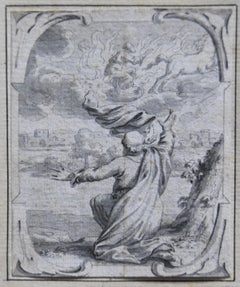 Joachim von Sandrart (1606-1688) Biblical episodes, 3 original drawings
