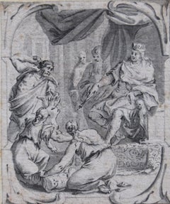 Joachim von Sandrart (1606-1688) Biblical episodes, 3 original drawings