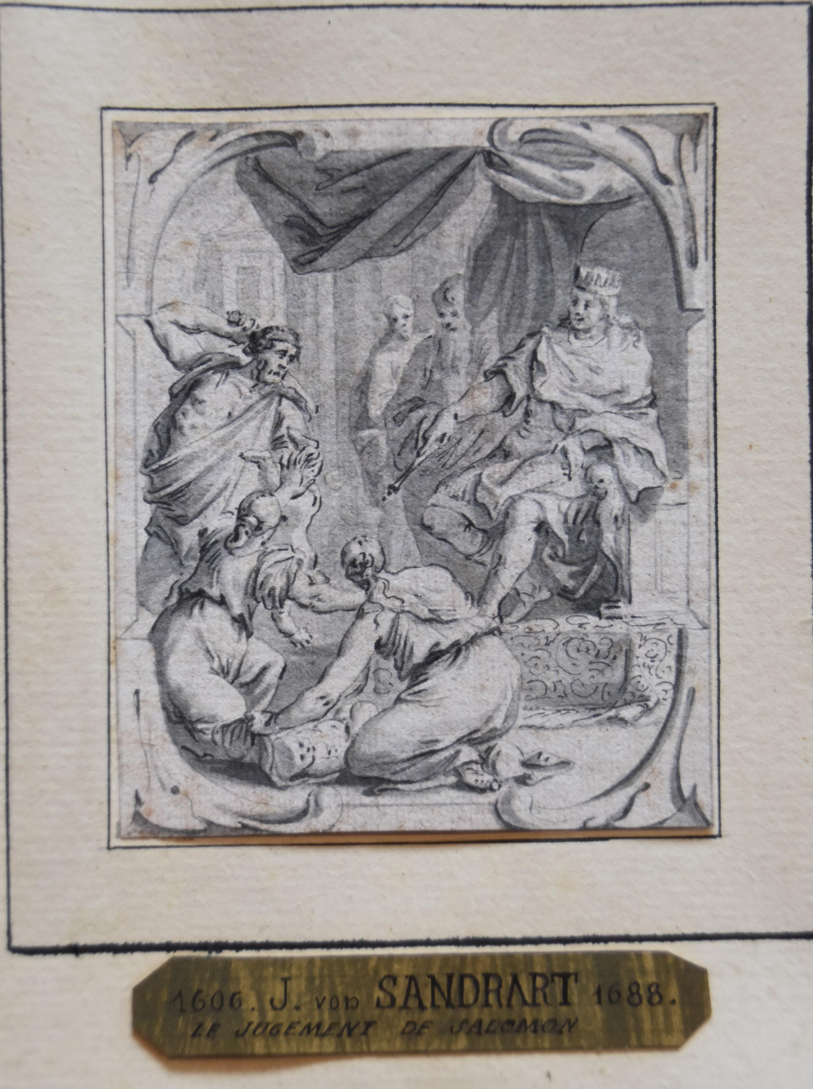 Joachim von Sandrart (1606-1688) Biblical episodes, 3 original drawings For Sale 2
