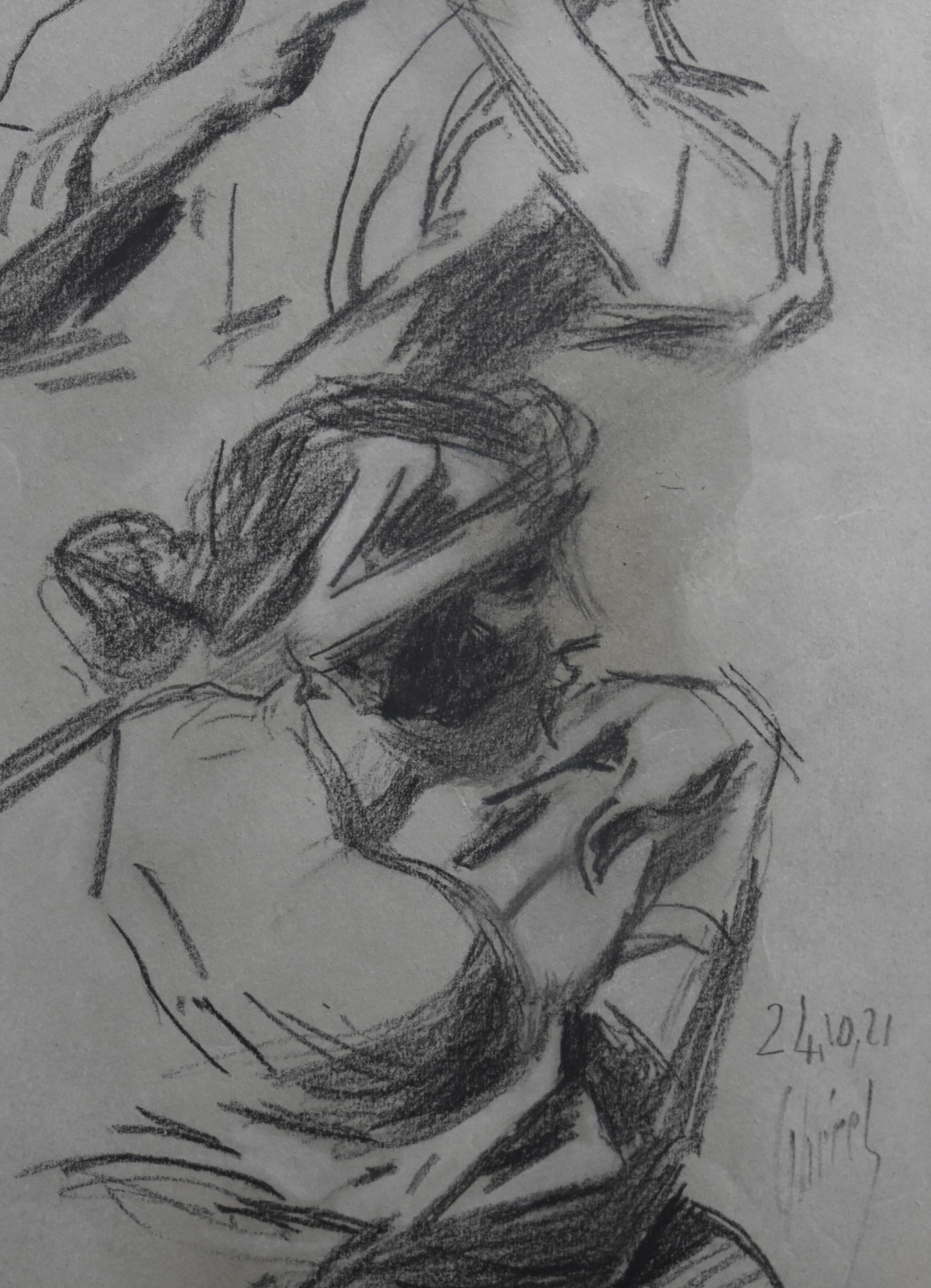 donne legate disegno