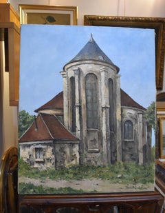 Eine Kirche:: 1959:: Öl auf Leinwand:: Jean Robert Ithier (1904-1977)