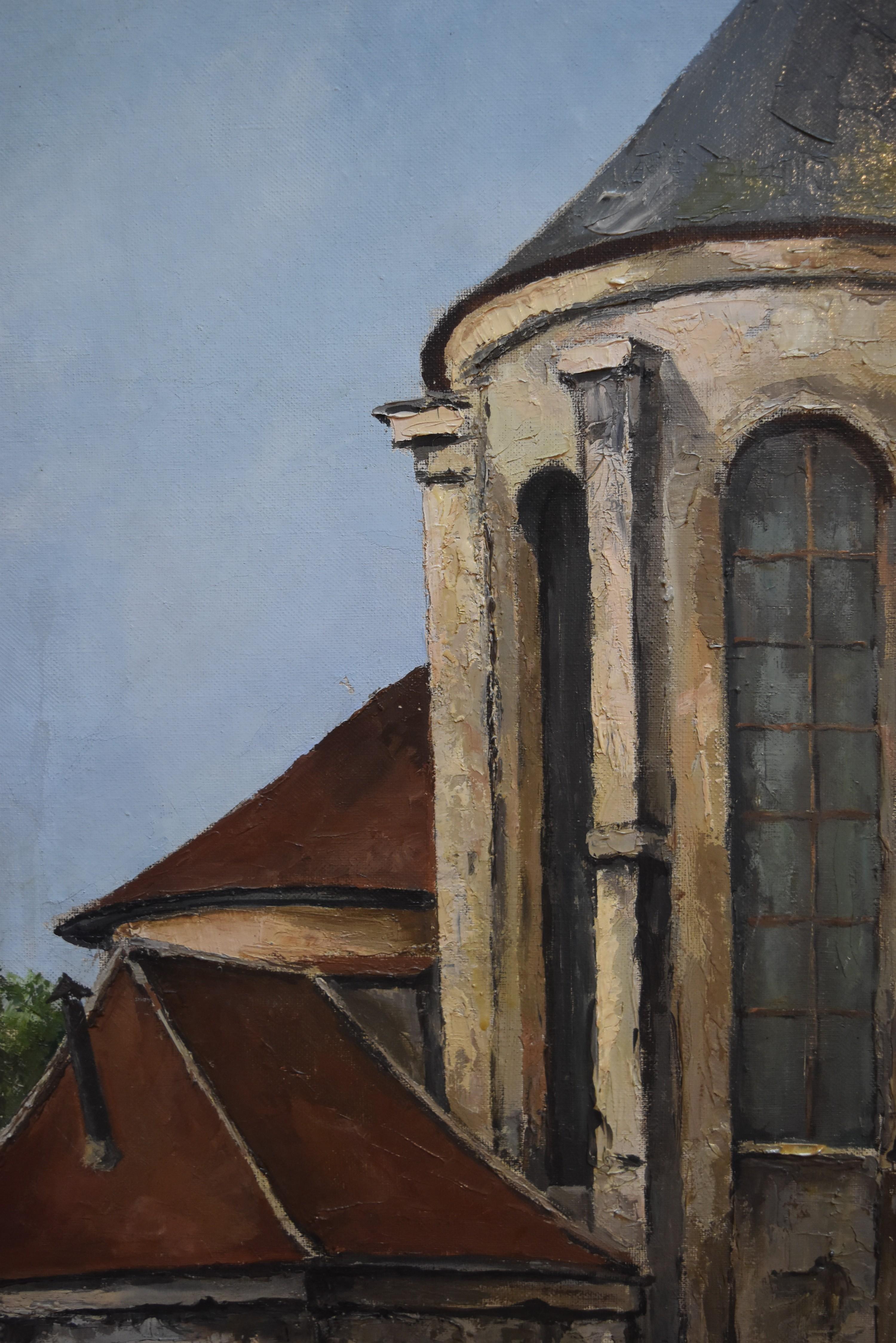 Jean Robert Ithier (1904-1977) 
A church, 1959, 
oil on canvas
signed and dated 