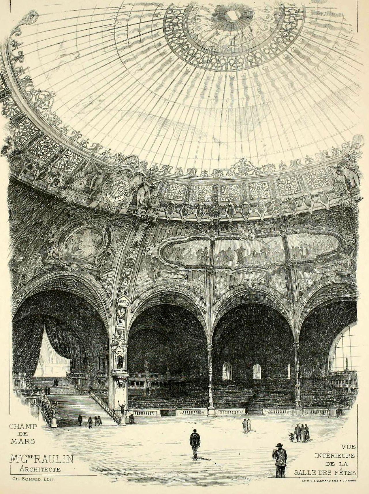 G A  Rochegrosse (1859-1938)  Studie für die Exposition Internationale Pariser Weltausstellung 1900 im Angebot 3