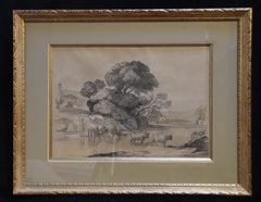 René-Ernest Huet (1884-1914) An arcadian landscape, drawing