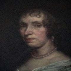 Portrait aristocratic lady - 18th Century, oil, portrait painting, old master, Lely