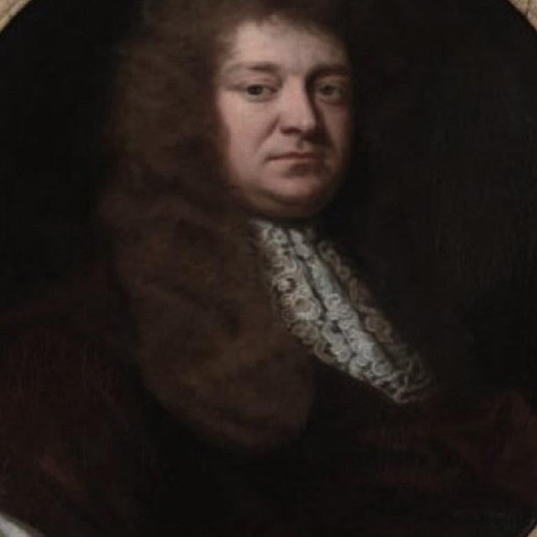 Portrait George Granville - 17th century, old master, portrait painting, Kneller  - Painting by studio of Sir Godfrey Kneller